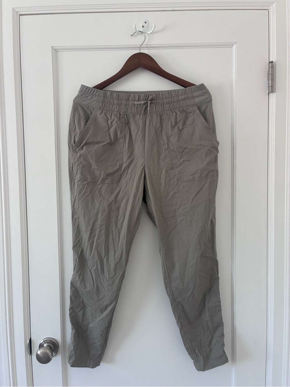 Women’s Elastic-Waist Joggers - Taupe Gray